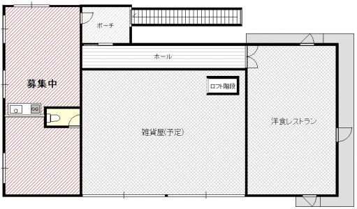 廿日市阿品店舗 展開図
